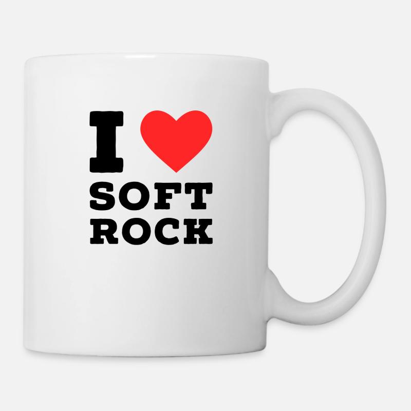 I love soft rock - Mug - white