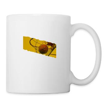 Basketball Basketballer Korb Dunking Sport Spieler - Tasse - Weiß - Rechts