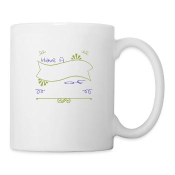 Dinosaur Moon présente mignon Dinosaures Dork - Mug blanc - blanc - Droite