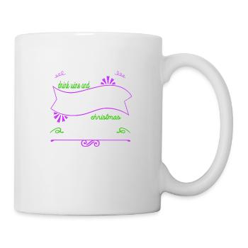 beach christen fun dino beard dinosaur fan - Tasse - Weiß - Rechts