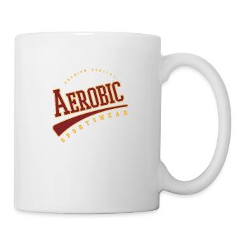 Aerobic Sportaerobic Sport Fitness Training - Tasse - Weiß - Rechts