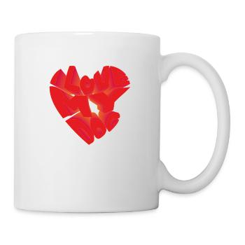 I love my dog. - Tasse - Weiß - Rechts