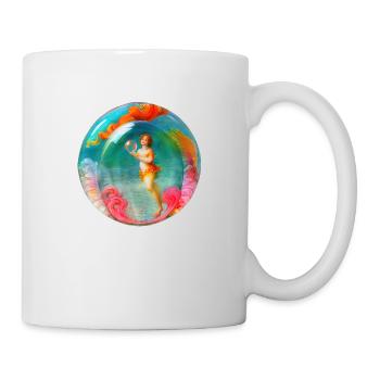 venus in der seifenblase - Tasse - Weiß - Rechts