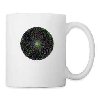 Muster - Tasse - Weiß - Rechts