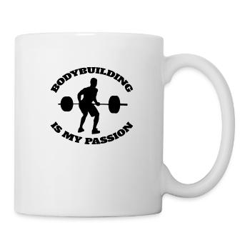 Bodybuilder Fitness Athlete Muscle Strength Training - Mug - white - Right