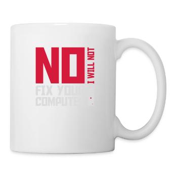 Ne pas réparer votre ordinateur - Mug blanc - blanc - Droite