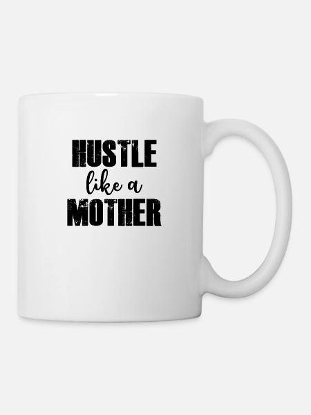 HEKTIK WIE EINE MUTTER - Tasse - Weiß