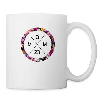 Maman 2023 Fleurs - Mug blanc - blanc - Droite