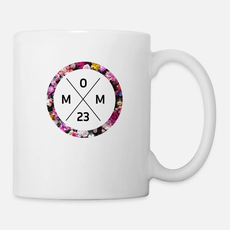 Mama 2023 Blumen - Tasse - Weiß