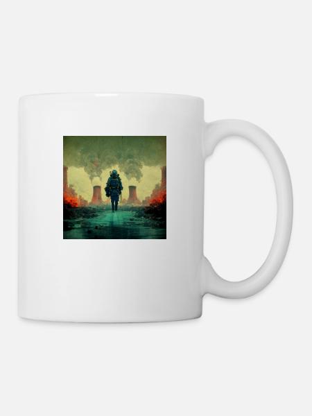 Walking through Fallout - Tasse - Weiß