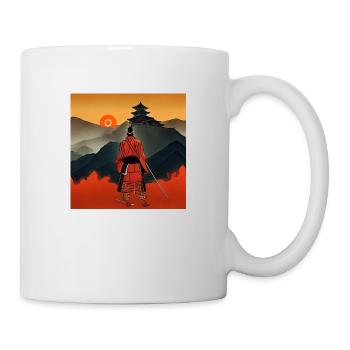 Comic Samurai Knight - Tasse - Weiß - Rechts