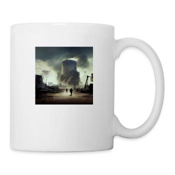 Atomkraftwerk Fallout - Tasse - Weiß - Rechts