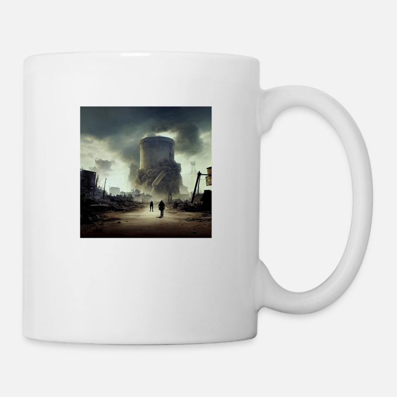 Atomkraftwerk Fallout - Tasse - Weiß