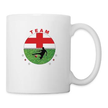 Fussball soccer Team England - Mug - white - Right