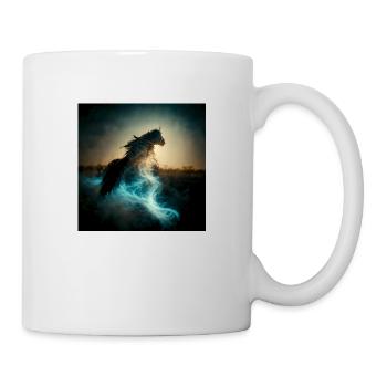 Wild und frei - Tasse - Weiß - Rechts