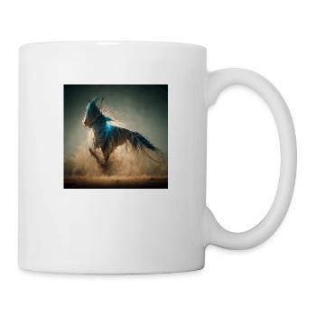 Wild und frei - Tasse - Weiß - Rechts