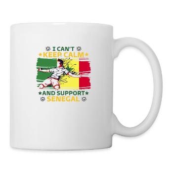 rester calme et soutenir le Sénégal - Mug blanc - blanc - Droite