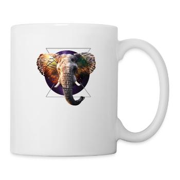 Space elephant - Mug - white - Right