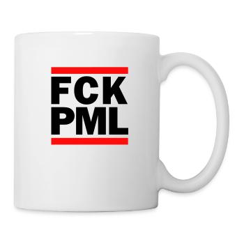 FCK PML Weißer Hintergrund - Tasse - Weiß - Rechts