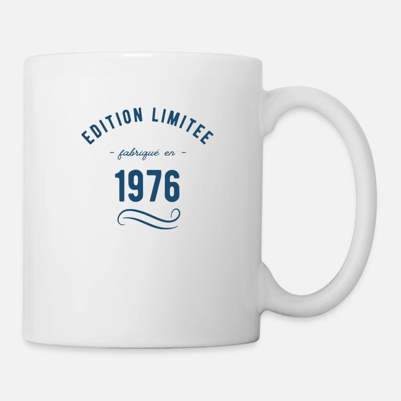 1976, Geburtsjahr, Geburtstagsgeschenk - Tasse - Weiß