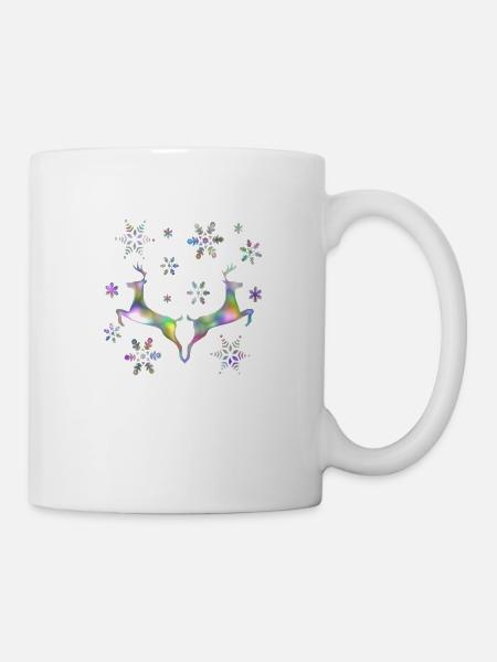 Reindeer Christmas - Mug - white
