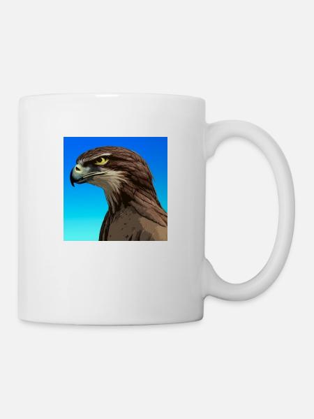 Eagle, Alcon, illustration - Mug - white