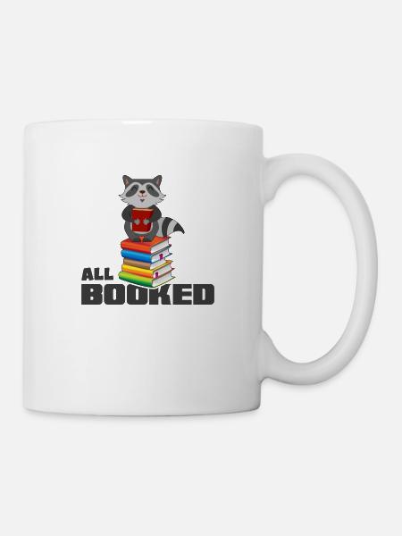 lesen lesestunde buch fibel roman ebook "booked" - Tasse - Weiß