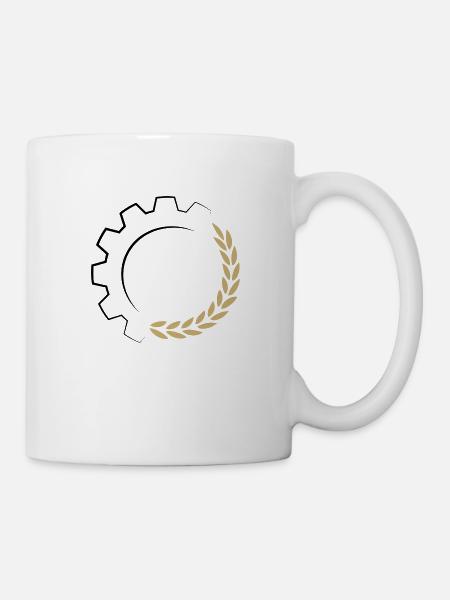 Logo contractors - Mug - white