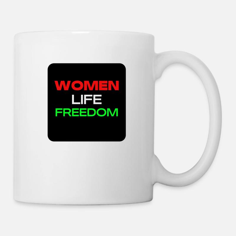 Women's Life Freedom - Mug - white