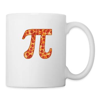 Pizza Pi Day Back to School - Mug - white - Right