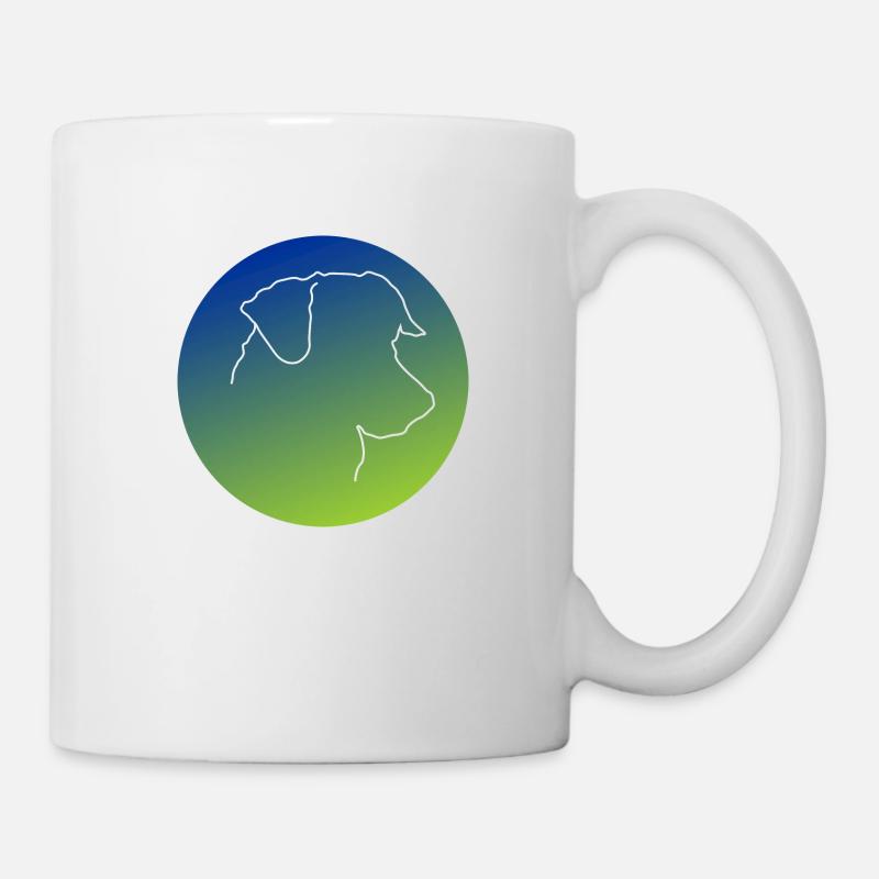 Jack Russel Terrier günblau - Tasse - Weiß