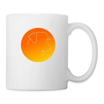 Jack Russel Terrier orange yellow - Mug - white - Right