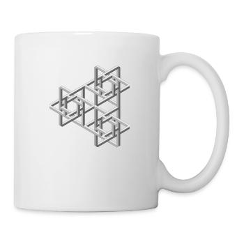 Illusion d’Esher - Mug blanc - blanc - Droite