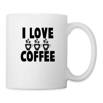 I love Coffee - Mug - white - Right