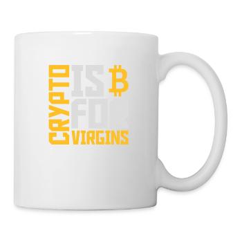crypto is for virgins - Mug - white - Right