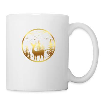 Frohe Weihnachten Weihnachten Weihnachten Urlaub Winter Santa Nordic - Tasse - Weiß - Rechts