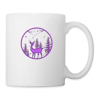 Frohe Weihnachten Weihnachten Weihnachten Urlaub Winter Santa Nordic - Tasse - Weiß - Rechts