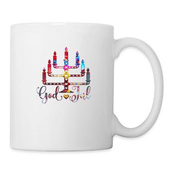 Frohe Weihnachten Weihnachten Weihnachten Urlaub Winter Santa Nordic - Tasse - Weiß - Rechts