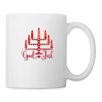 Frohe Weihnachten Weihnachten Weihnachten Urlaub Winter Santa Nordic - Tasse - Weiß - Rechts