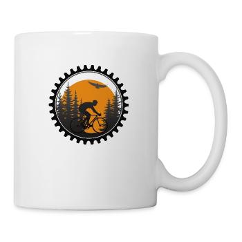 Vélo - Mug blanc - blanc - Droite