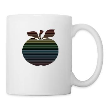 Apfel - Tasse - Weiß - Rechts