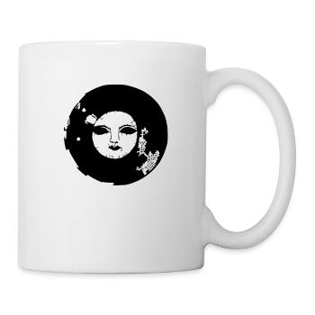 Sun Moon Mosaic Astrology Symbol Vector 06 - Mug - white - Right