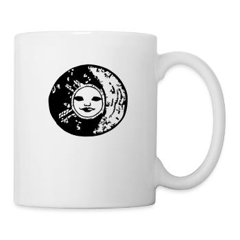 Sun Moon Mosaic Astrology Symbol Vector 03 - Mug - white - Right