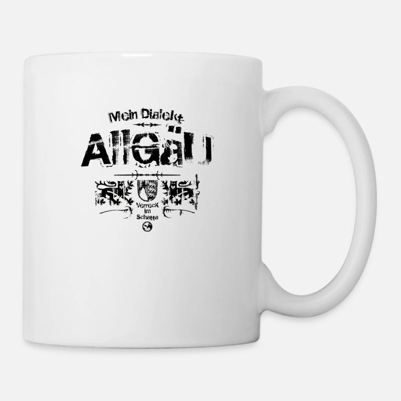 Allgäu "Mein Dialekt" - Tasse - Weiß