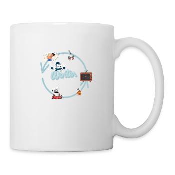 L’hiver arrive - Mug blanc - blanc - Droite