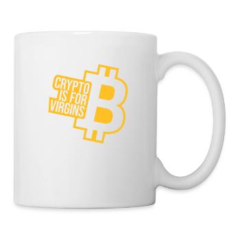 crypto is for virgins - Mug - white - Right