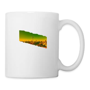 Berlin Deutschland Stadt Skyline Heimat Liebe - Tasse - Weiß - Rechts