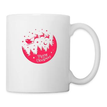 Frohe Weihnachten Weihnachten Weihnachten Urlaub Winter Santa Nordic - Tasse - Weiß - Rechts