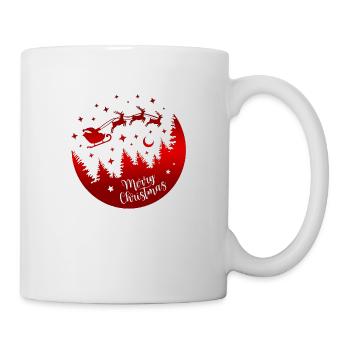 Frohe Weihnachten Weihnachten Weihnachten Urlaub Winter Santa Nordic - Tasse - Weiß - Rechts