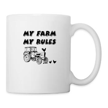 Ferme - Mug blanc - blanc - Droite
